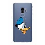 PrintiFy Samsung Galaxy S9 Plus Uyumlu Kamera Korumalı Kapak Donald Duck F Tasarımlı Şeffaf Kılıf