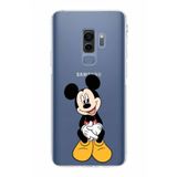 PrintiFy Samsung Galaxy S9 Plus Uyumlu Kamera Korumalı Kapak Mickey Mouse A Tasarımlı Şeffaf Kılıf