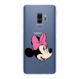 PrintiFy Samsung Galaxy S9 Plus Uyumlu Kamera Korumalı Kapak Minnie Mouse A Tasarımlı Şeffaf Kılıf