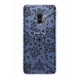 PrintiFy Samsung Galaxy S9 Plus Uyumlu Kamera Korumalı Kapak Nostalji Desen B Tasarımlı Şeffaf Kılıf