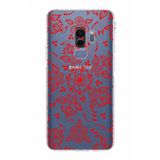 PrintiFy Samsung Galaxy S9 Plus Uyumlu Kamera Korumalı Kapak Nostalji Desen E Tasarımlı Şeffaf Kılıf