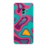 PrintiFy Samsung Galaxy S9 Plus Uyumlu Kamera Korumalı Kapak Renkli Desen A Tasarımlı Şeffaf Kılıf