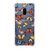 PrintiFy Samsung Galaxy S9 Plus Uyumlu Water Color 2 Baskılı Şeffaf Köşe Korumalı Antişok Kılıf