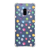 PrintiFy Samsung Galaxy S9 Plus Uyumlu Water Color 6 Baskılı Şeffaf Köşe Korumalı Antişok Kılıf