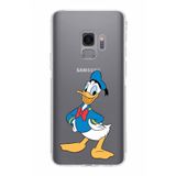 PrintiFy Samsung Galaxy S9 Uyumlu Kamera Korumalı Kapak Donald Duck C Tasarımlı Şeffaf Kılıf