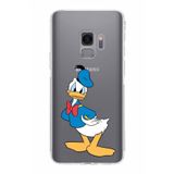PrintiFy Samsung Galaxy S9 Uyumlu Kamera Korumalı Kapak Donald Duck D Tasarımlı Şeffaf Kılıf