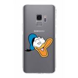 PrintiFy Samsung Galaxy S9 Uyumlu Kamera Korumalı Kapak Donald Duck E Tasarımlı Şeffaf Kılıf