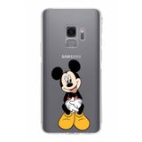 PrintiFy Samsung Galaxy S9 Uyumlu Kamera Korumalı Kapak Mickey Mouse A Tasarımlı Şeffaf Kılıf
