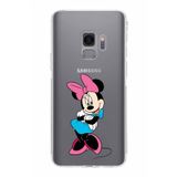 PrintiFy Samsung Galaxy S9 Uyumlu Kamera Korumalı Kapak Minnie Mouse D Tasarımlı Şeffaf Kılıf