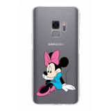 PrintiFy Samsung Galaxy S9 Uyumlu Kamera Korumalı Kapak Minnie Mouse E Tasarımlı Şeffaf Kılıf