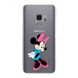 PrintiFy Samsung Galaxy S9 Uyumlu Kamera Korumalı Kapak Minnie Mouse F Tasarımlı Şeffaf Kılıf