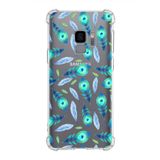 PrintiFy Samsung Galaxy S9 Uyumlu Nazar Boncuğu 3 Baskılı Şeffaf Köşe Korumalı Antişok Kılıf