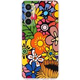 Printify Tecno Pova 3 İle Uyumlu Retro Color 2 Kamera Korumalı Şeffaf Kılıf 049b