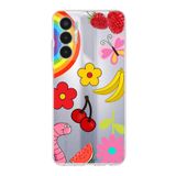 PrintiFy Tecno Pova 3 ile Uyumlu Water Color 5 Kamera Korumalı Şeffaf Kılıf
