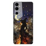 PrintiFy Tecno Pova Neo 2 ile Uyumlu Vitray Cadı Saati Tasarımlı Şeffaf Silikon Kılıf
