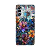 PrintiFy Tecno Pova Neo ile Uyumlu Vitray Mücevher Flora Tasarımlı Şeffaf Silikon Kılıf