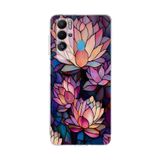PrintiFy Tecno Pova Neo ile Uyumlu Vitray Sessiz Lotus Tasarımlı Şeffaf Silikon Kılıf