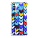 PrintiFy Vivo Y20 Uyumlu Water Color 1 Baskılı Şeffaf Köşe Korumalı Antişok Kılıf