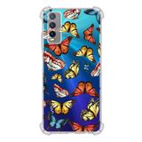 PrintiFy Vivo Y20 Uyumlu Water Color 2 Baskılı Şeffaf Köşe Korumalı Antişok Kılıf