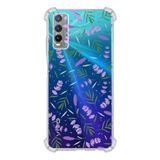 PrintiFy Vivo Y20 Uyumlu Water Color 3 Baskılı Şeffaf Köşe Korumalı Antişok Kılıf