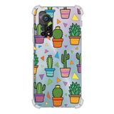 PrintiFy Xiaomi Mi 10 T Pro Uyumlu Water Color 4 Baskılı Şeffaf Köşe Korumalı Antişok Kılıf