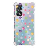 PrintiFy Xiaomi Mi 10 T Pro Uyumlu Water Color 6 Baskılı Şeffaf Köşe Korumalı Antişok Kılıf