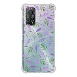 PrintiFy Xiaomi Mi 10 T Uyumlu Water Color 3 Baskılı Şeffaf Köşe Korumalı Antişok Kılıf