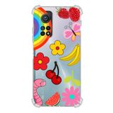 PrintiFy Xiaomi Mi 10 T Uyumlu Water Color 5 Baskılı Şeffaf Köşe Korumalı Antişok Kılıf