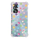 PrintiFy Xiaomi Mi 10 T Uyumlu Water Color 6 Baskılı Şeffaf Köşe Korumalı Antişok Kılıf