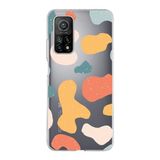 PrintiFy Xiaomi Mi 10T ile Uyumlu Kapak Grunge Tasarımlı 1mm Fit Şeffaf Silikon Kılıf