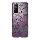 PrintiFy Xiaomi Mi 10T ile Uyumlu Kapak Nostalji Desen F Tasarımlı 1mm Fit Şeffaf Silikon Kılıf
