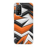 PrintiFy Xiaomi Mi 10T Pro ile Uyumlu Kapak Grafiti Style Tasarımlı 1mm Fit Şeffaf Silikon Kılıf