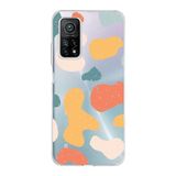 PrintiFy Xiaomi Mi 10T Pro ile Uyumlu Kapak Grunge Tasarımlı 1mm Fit Şeffaf Silikon Kılıf
