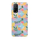 PrintiFy Xiaomi Mi 10T Pro ile Uyumlu Kapak Memphis Desen - 2 Tasarımlı 1mm Fit Şeffaf Silikon Kılıf