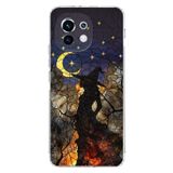 PrintiFy Xiaomi Mi 11 ile Uyumlu Vitray Cadı Saati Tasarımlı Şeffaf Silikon Kılıf
