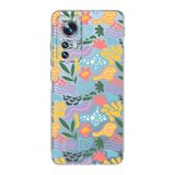 PrintiFy Xiaomi Mi 12 Pro ile Uyumlu Kapak Memphis Desen - 2 Tasarımlı 1mm Fit Şeffaf Silikon Kılıf
