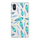PrintiFy Xiaomi Mi 8 SE ile Uyumlu 1mm Slim Fit Nazar Boncuğu 3 Baskılı Şeffaf Kılıf
