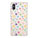PrintiFy Xiaomi Mi 8 SE ile Uyumlu 1mm Slim Fit Water Color 6 Baskılı Şeffaf Kılıf