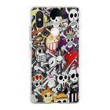 PrintiFy Xiaomi Mi 8 SE ile Uyumlu Kapak Anime Tasarımlı 1mm Fit Şeffaf Silikon Kılıf