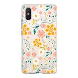 PrintiFy Xiaomi Mi 8 SE ile Uyumlu Kapak Çiçek Tasarımlı 1mm Fit Şeffaf Silikon Kılıf