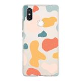 PrintiFy Xiaomi Mi 8 SE ile Uyumlu Kapak Grunge Tasarımlı 1mm Fit Şeffaf Silikon Kılıf