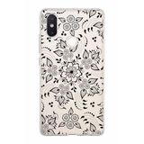 PrintiFy Xiaomi Mi 8 SE ile Uyumlu Kapak Nostalji Desen B Tasarımlı 1mm Fit Şeffaf Silikon Kılıf