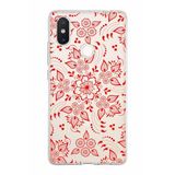 PrintiFy Xiaomi Mi 8 SE ile Uyumlu Kapak Nostalji Desen E Tasarımlı 1mm Fit Şeffaf Silikon Kılıf