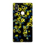 PrintiFy Xiaomi Mi 8 SE ile Uyumlu Kapak Semboller Tasarımlı 1mm Fit Şeffaf Silikon Kılıf