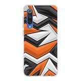 PrintiFy Xiaomi Mi 9 SE ile Uyumlu Kapak Grafiti Style Tasarımlı 1mm Fit Şeffaf Silikon Kılıf