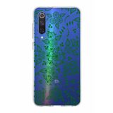 PrintiFy Xiaomi Mi 9 SE ile Uyumlu Kapak Nostalji Desen A Tasarımlı 1mm Fit Şeffaf Silikon Kılıf