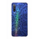 PrintiFy Xiaomi Mi 9 SE ile Uyumlu Kapak Nostalji Desen B Tasarımlı 1mm Fit Şeffaf Silikon Kılıf