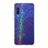 PrintiFy Xiaomi Mi 9 SE ile Uyumlu Kapak Nostalji Desen F Tasarımlı 1mm Fit Şeffaf Silikon Kılıf