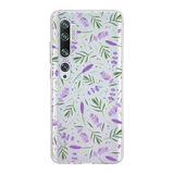 PrintiFy Xiaomi Mi Note 10 ile Uyumlu 1mm Slim Fit Water Color 3 Baskılı Şeffaf Kılıf