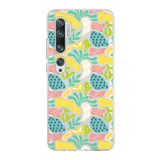 PrintiFy Xiaomi Mi Note 10 ile Uyumlu Kapak Memphis Desen - 3 Tasarımlı 1mm Fit Şeffaf Silikon Kılıf